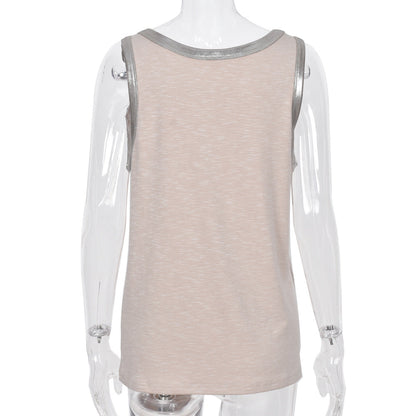 Damen-Tanktop, Casual, Broadcloth-4