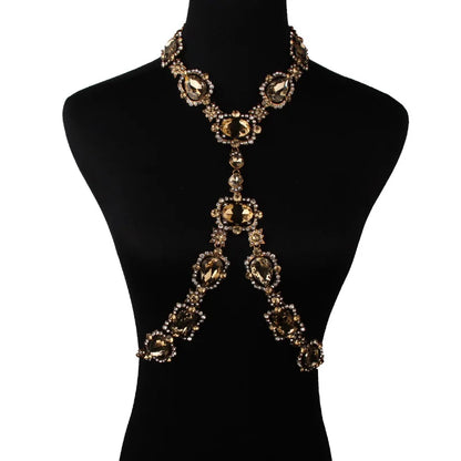 Variant image for Damen-Körperschmuck, geometrisch, Zinklegierung mit Strass-2
