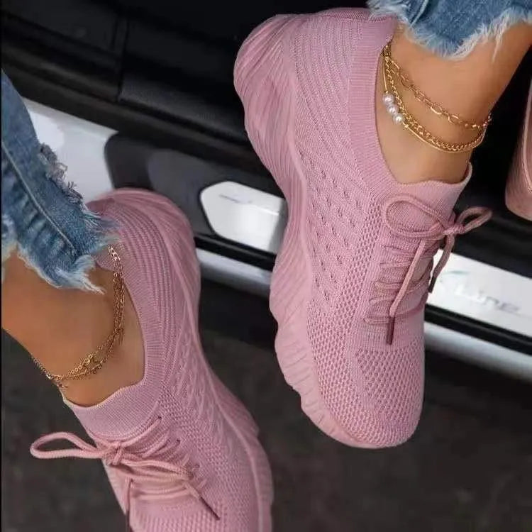 Damen-Sneaker, atmungsaktives Mesh, leicht und flexibel-5