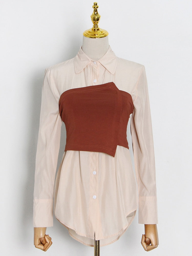 Variant image for Damen Bluse Langarm Weiche Baumwolle Polyester-2