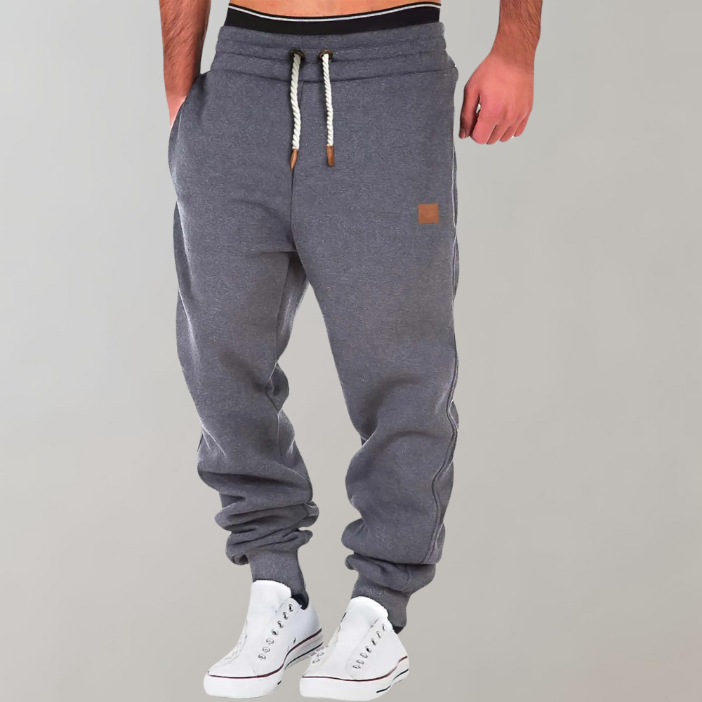 Herren-Jogginghose, leicht, atmungsaktiv, mit elastisches Taillenband-4