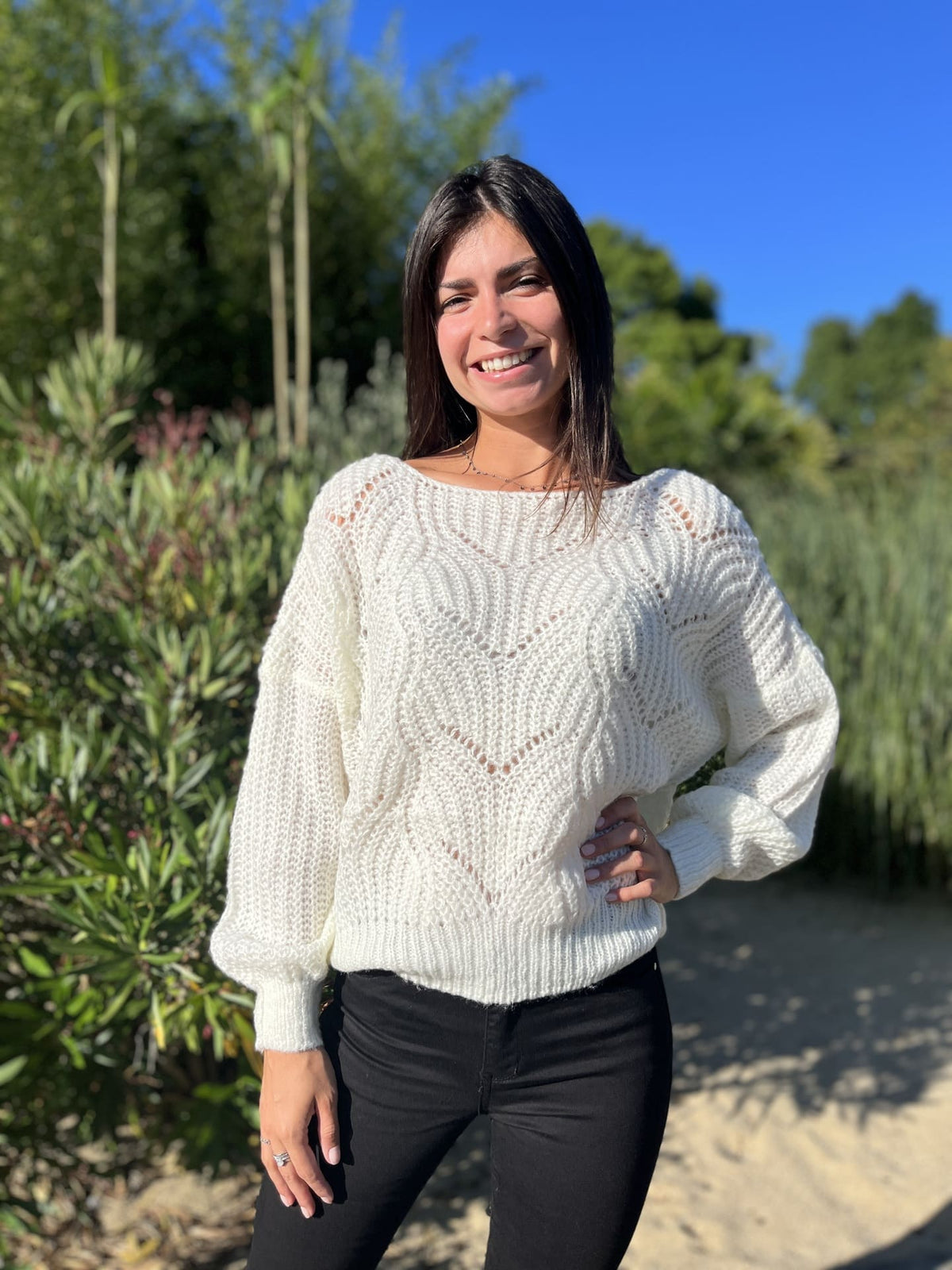 Damen-Pullover, moderne Passform, weiche Faser-4