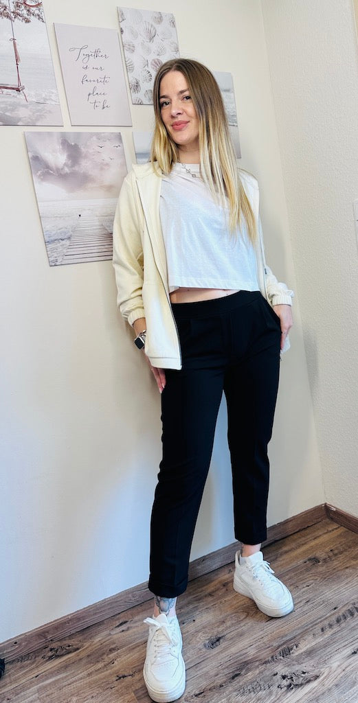 Damen-Hose mit bügelfreiem Stoff, weiches Design für Alltag - und Festanlässe 2