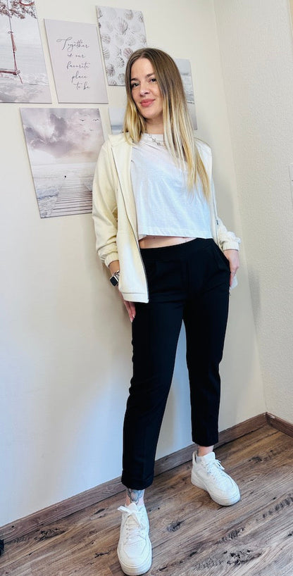 Damen-Hose mit bügelfreiem Stoff, weiches Design für Alltag - und Festanlässe 1