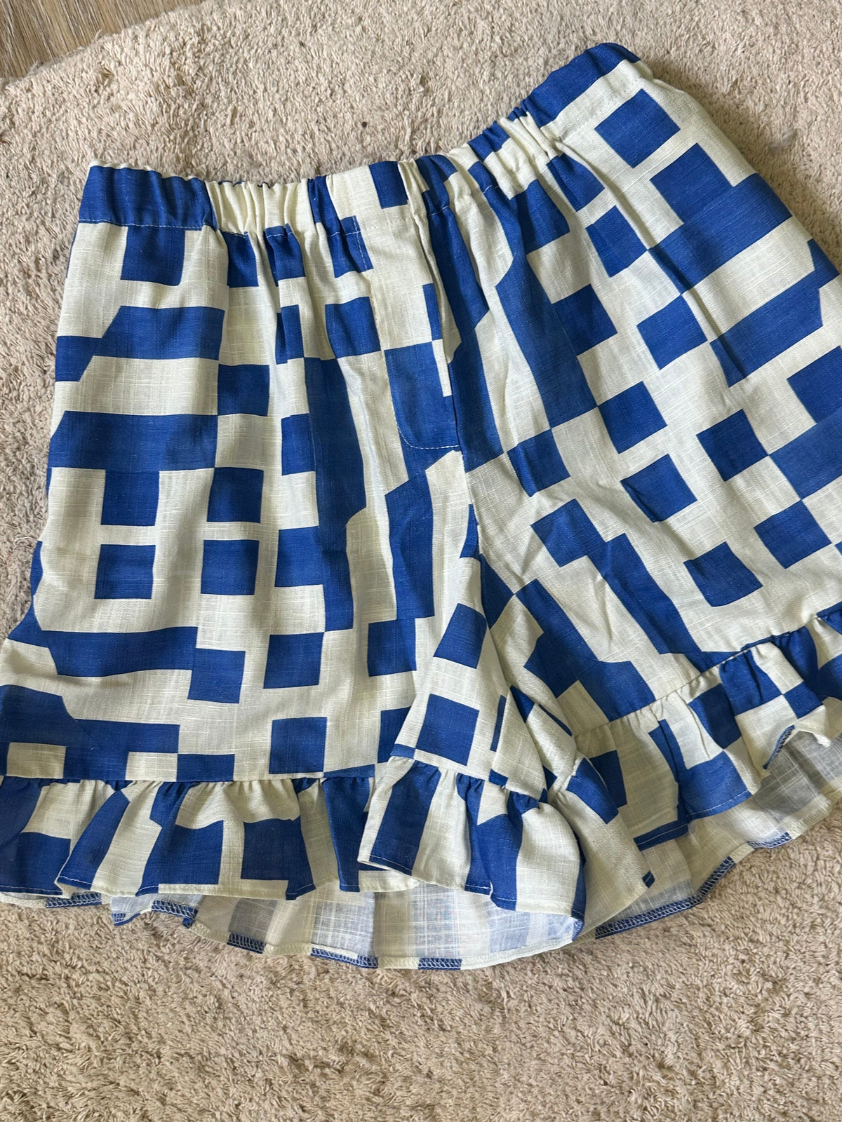 Damen-Shorts, Relaxed Fit, Viskose und Leinen-3