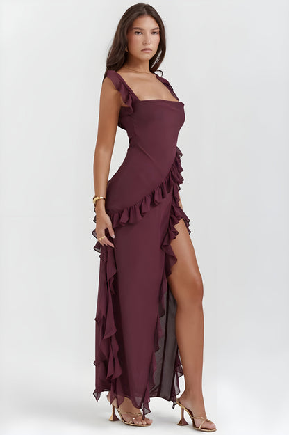 Damen-Abendumhang, elegant, Satin, Spitze 4