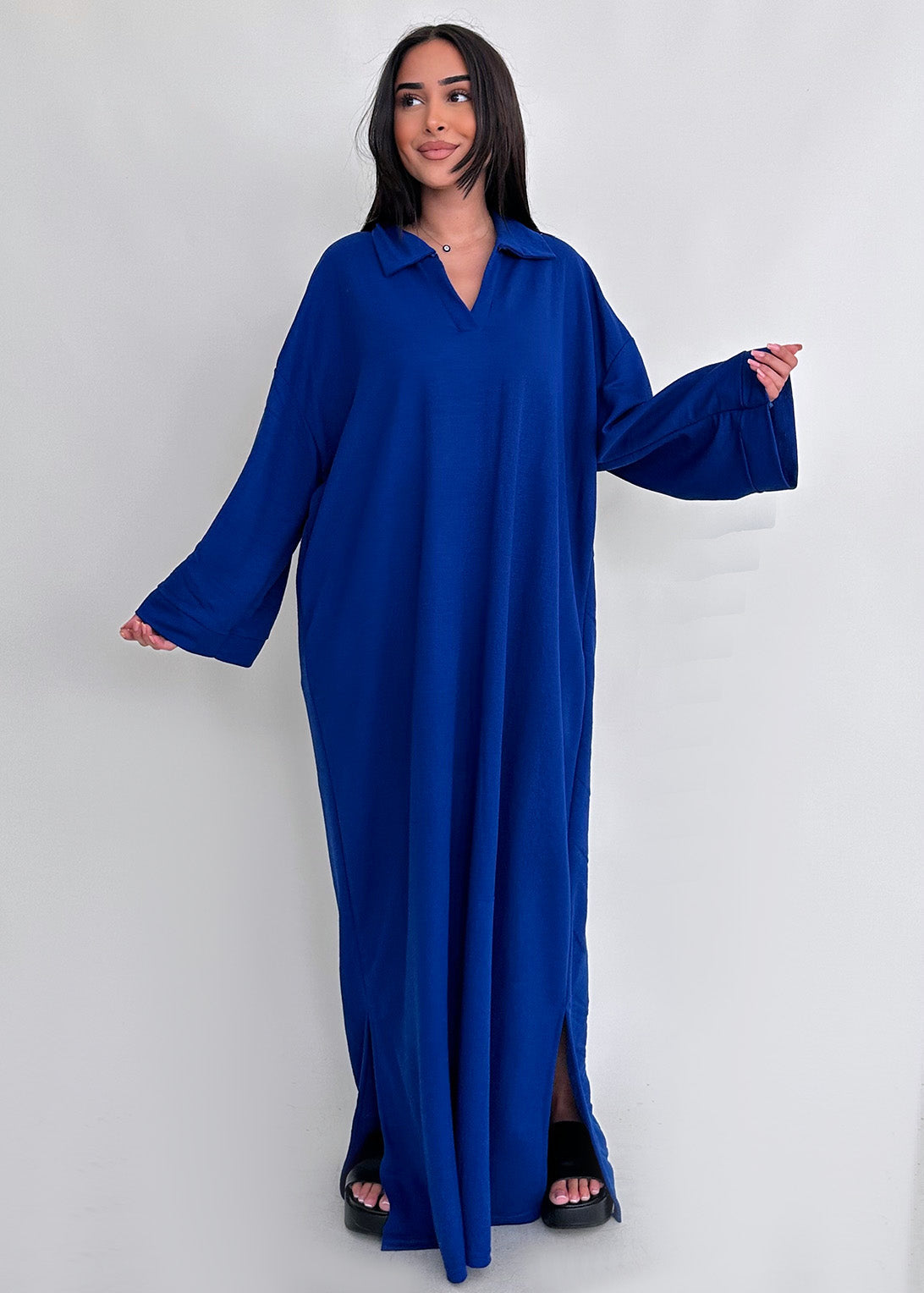 Variant image for Damen-Kleid, geräumig, schlicht, hochwertiger Stoff-7