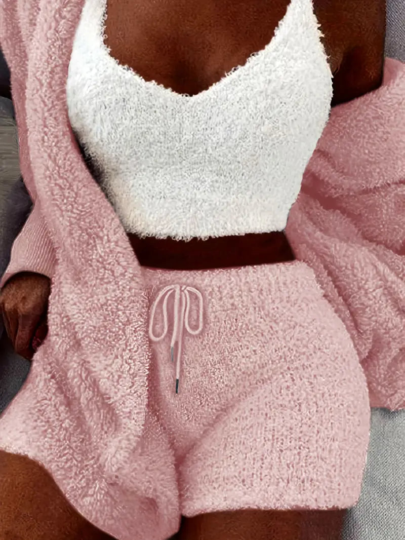 Variant image for Damen-Pyjama-Set aus weicher Baumwolle zum Entspannen und Schlafen-55
