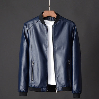 Variant image for Herren-Lederjacke, moderner Stil, hochwertiges Leder, schmale Passform-19