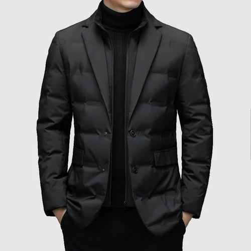 Herren-Winterdaunenjacke, wasserfest, modernes Design-1