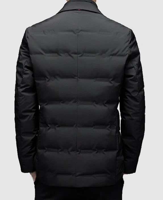 Herren-Winterdaunenjacke, wasserfest, modernes Design-4