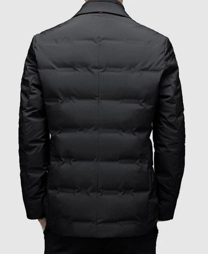 Herren-Winterdaunenjacke, wasserfest, modernes Design-4