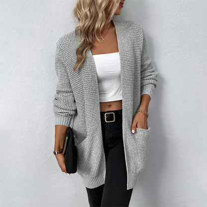 Damen-Strickjacke, lässiges Design, hochwertiges Acryl 5