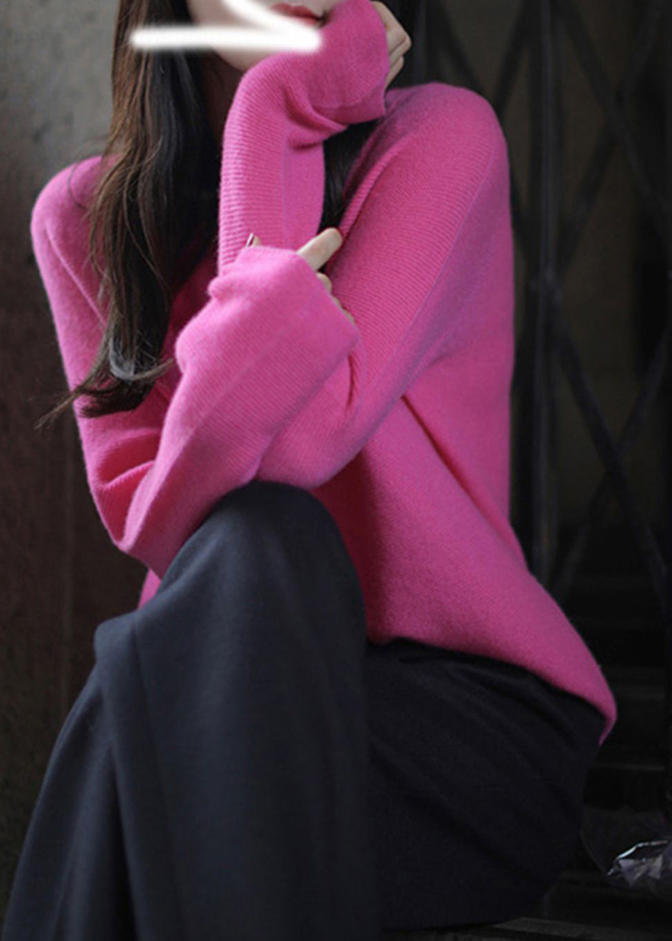 Damen-Pullover, mit V-Ausschnitt Wolle, für Herbst 4