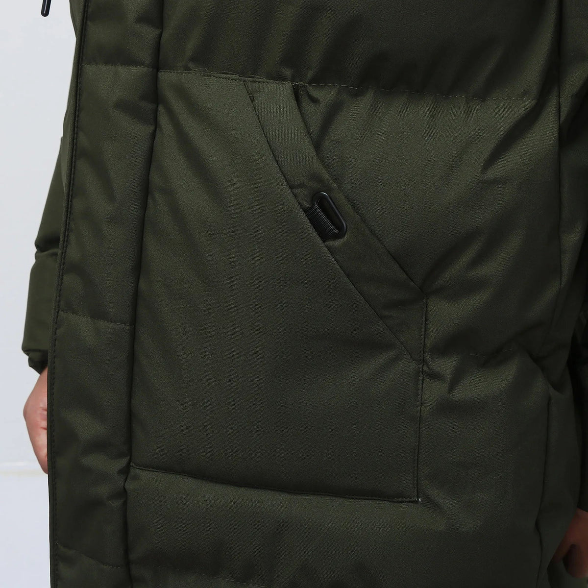 Herren-Winterjacke, elegant, Synthetik, Isolierung-6