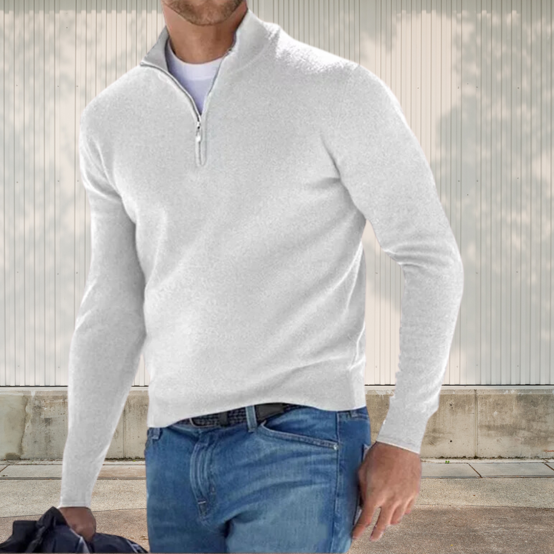 Variant image for Herren-Pullover, Half-Zip, weiches Fleece, für Komfort und Stil-16