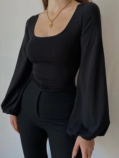 Rotes Party-Top für Damen mit vielseitigem Design aus hochwertigem Stoff – perfekt für Alltag und Fest 2