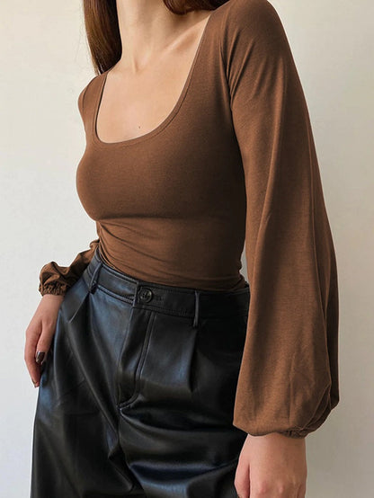 Rotes Party-Top für Damen mit vielseitigem Design aus hochwertigem Stoff – perfekt für Alltag und Fest 4