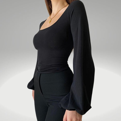 Rotes Party-Top für Damen mit vielseitigem Design aus hochwertigem Stoff – perfekt für Alltag und Fest 1