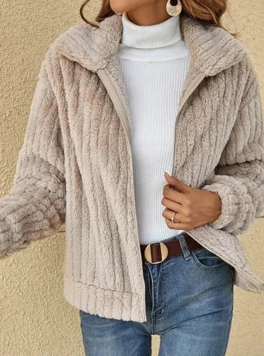 Damenjacke Modern Design Polyester für Herbst und Winter-2