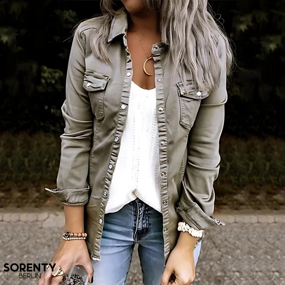 Damenjacke Lässiger Stil aus hochwertigem Polyester für Damen-2