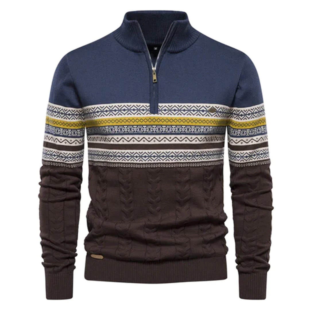 Variant image for Herren-Winterpullover, Wollmix, modernes Design, komfortabel-11