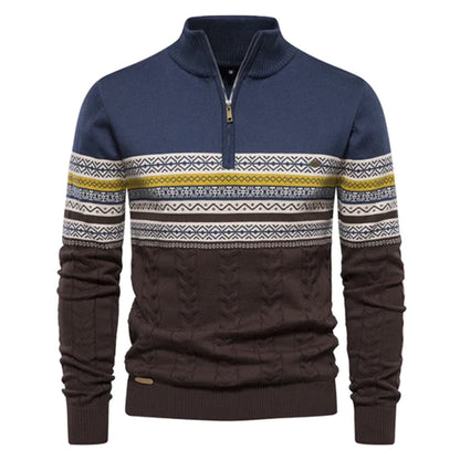Variant image for Herren-Winterpullover, Wollmix, modernes Design, komfortabel-11