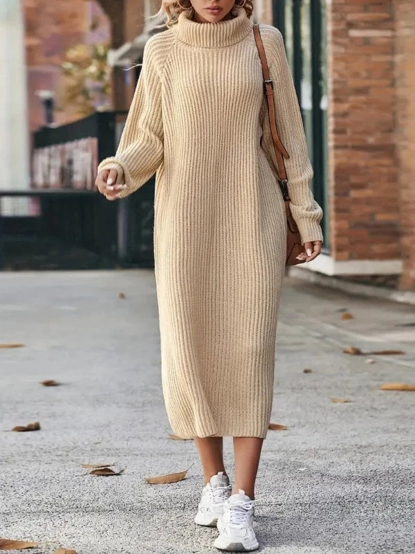 Oversize-Strickkleid für Damen aus hochwertiger Acrylmischung – bequemer und zeitloser Stil 1