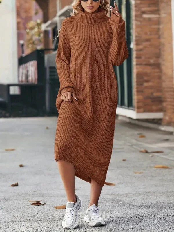 Oversize-Strickkleid für Damen aus hochwertiger Acrylmischung – bequemer und zeitloser Stil 5