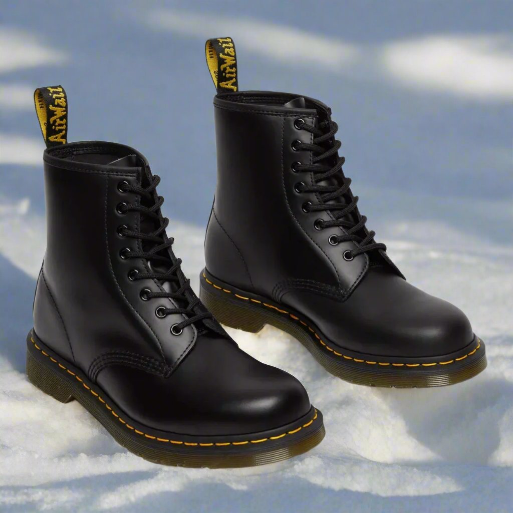 Damen-Lederstiefel, klassisch, Leder, robuste Sohle-3