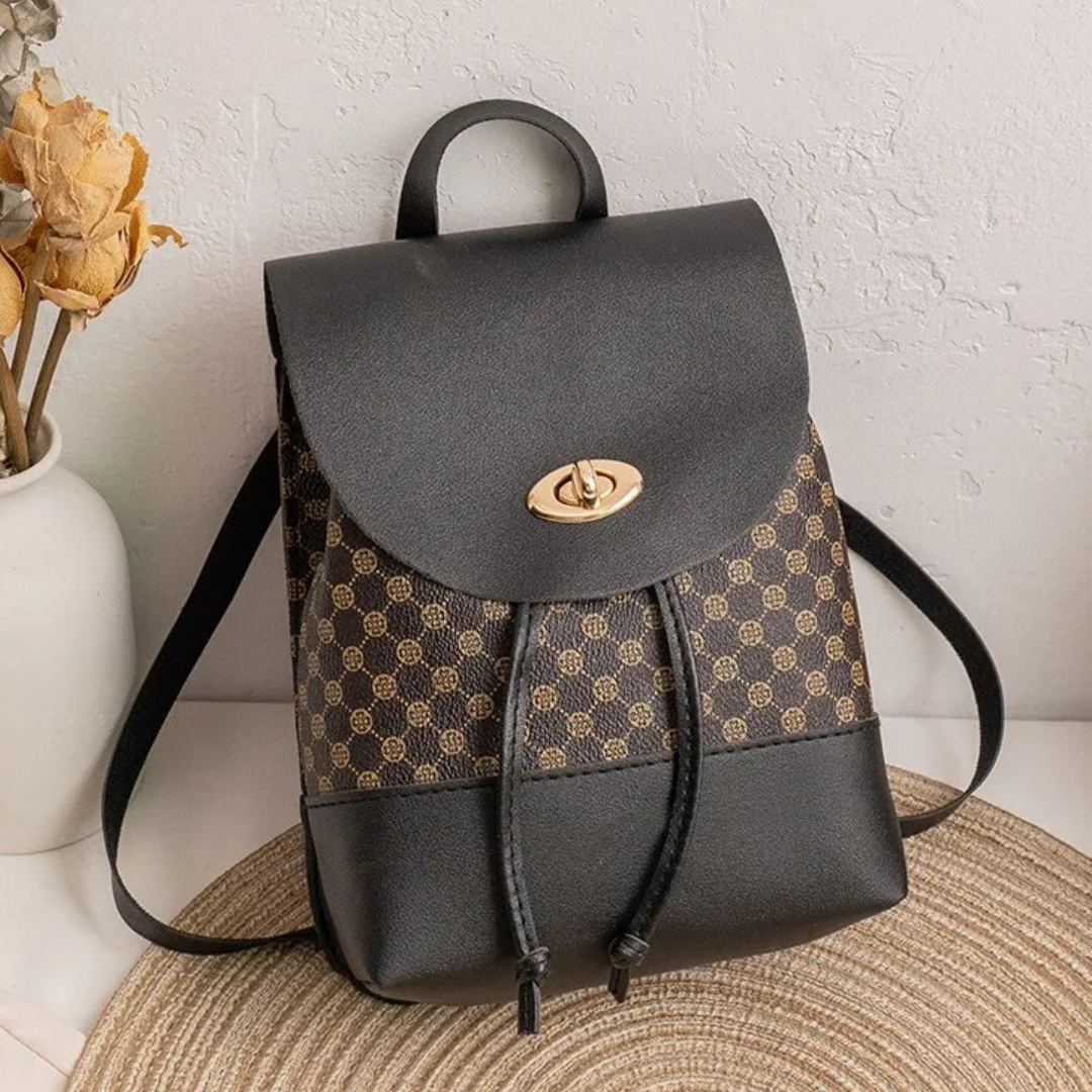 Damen-Rucksack, trendig, PU-Leder, verstellbare Schulterriemen-1