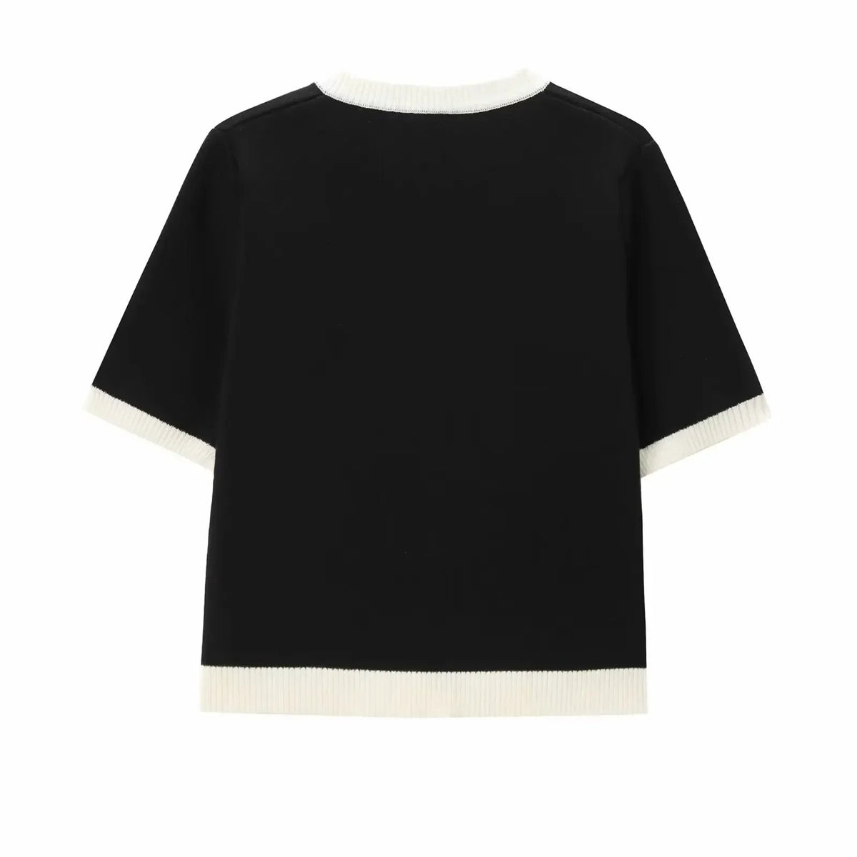 Damen-Cardigan, kurze Ärmel, leichtes Material-2