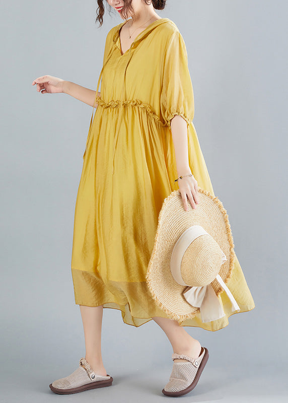 Damen-Kleid, lässig, leichtes Polyester 0