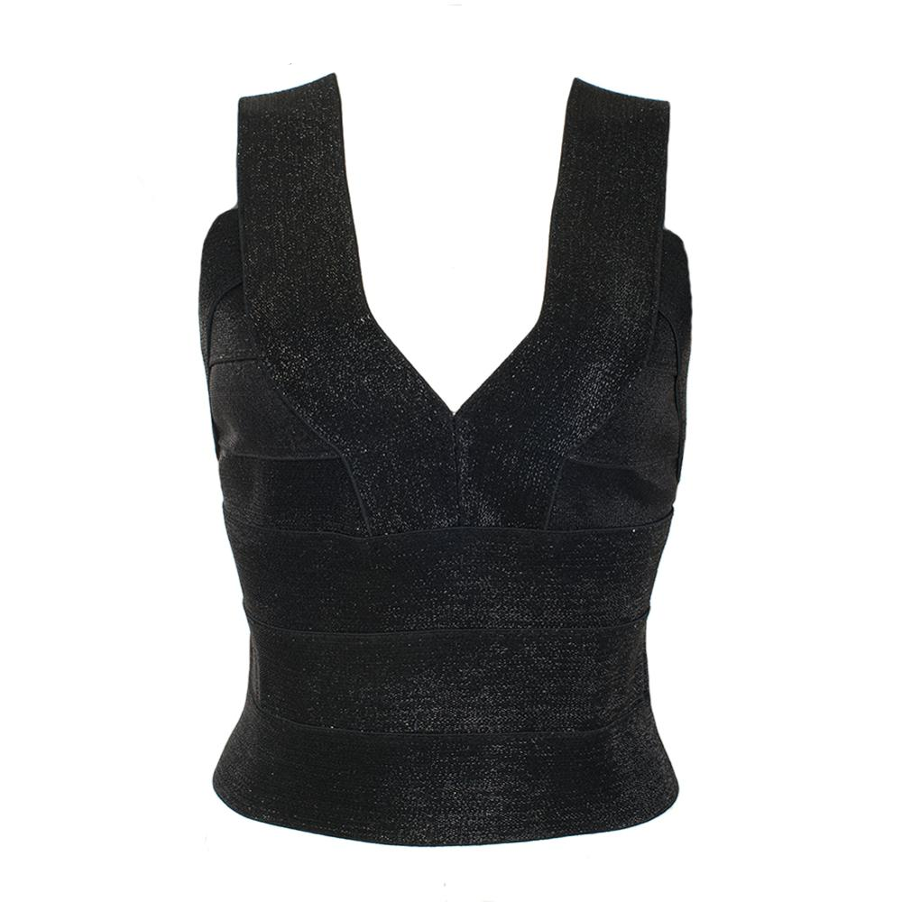 Damen-Ernte-Top, gestreift, Acetat 0