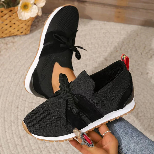 Damen-Sneaker, Schnürung, Mesh-Design-1