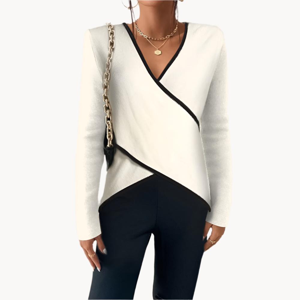 Variant image for Damen-Pullover, Merinowolle, zeitlose Eleganz-1