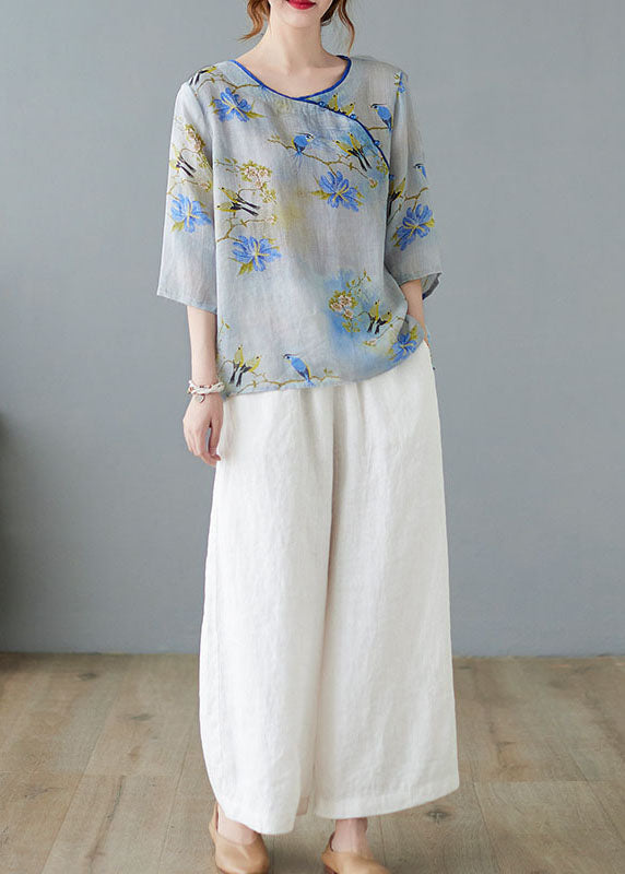 Damen-Bluse, elegantes Polyester, lebhaftes Design-2