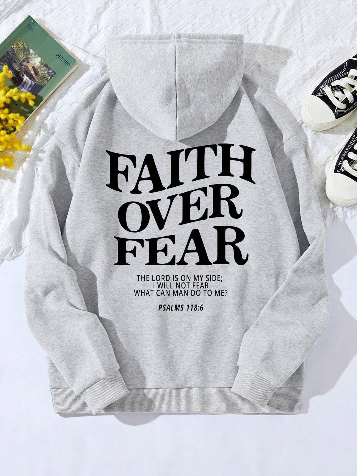 Variant image for Langer Hoodie Damen Lässige Polyester mit Verstellbarer Kapuze-13