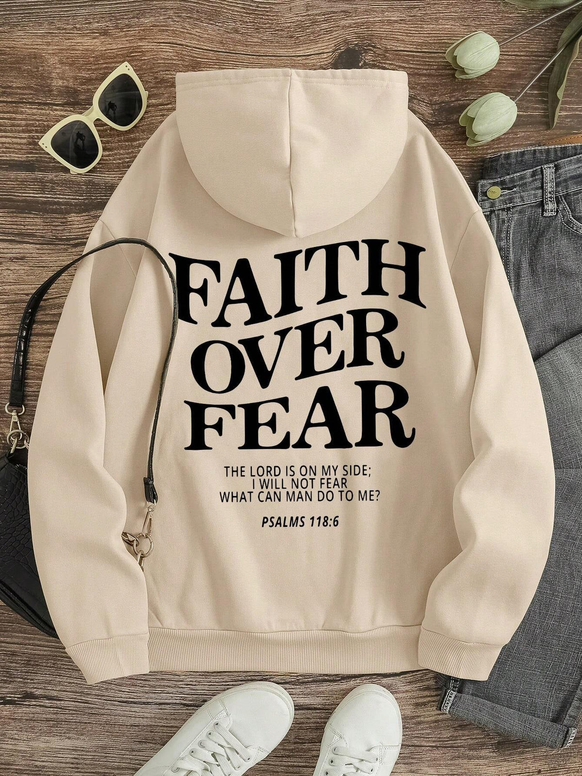 Variant image for Langer Hoodie Damen Lässige Polyester mit Verstellbarer Kapuze-19