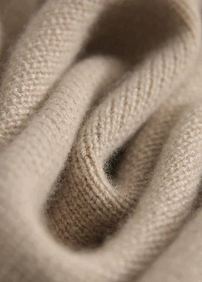 Damen-Rollkragenpullover mit Knopfdetail aus hochwertigem Material-6