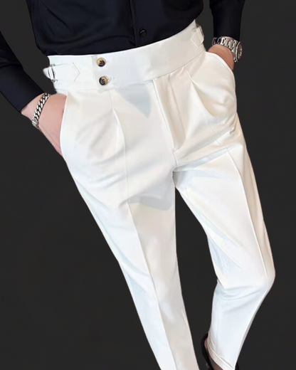 Variant image for Herren-Hose, verstellbarem Bund, klassischen Schnitt, aus Polyester-Baumwolle-9