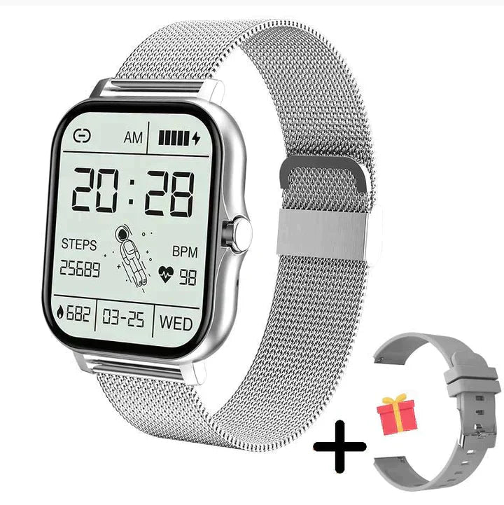 Herren-Smartwatch, mit Gesundheitsüberwachung und wasserabweisendes Design 4