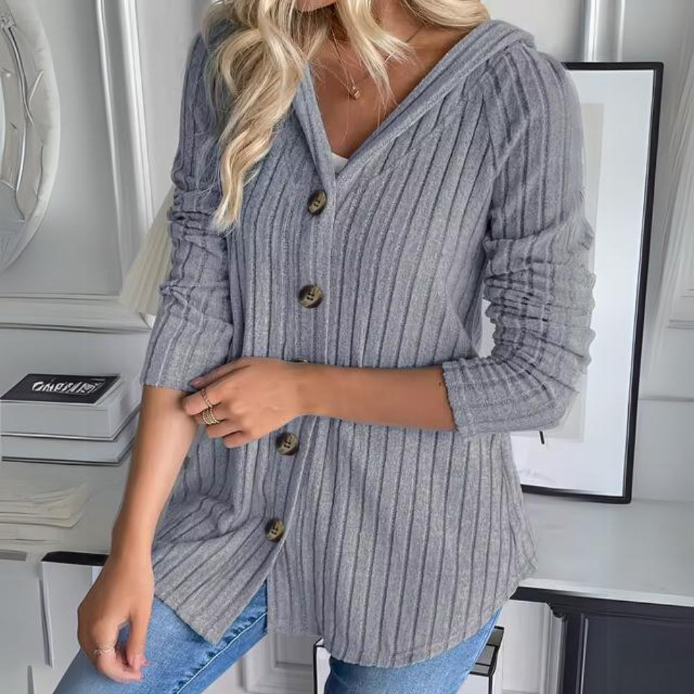 Variant image for Damen-Strickpullover, mit Knöpfe, aus weicher Wolle-21
