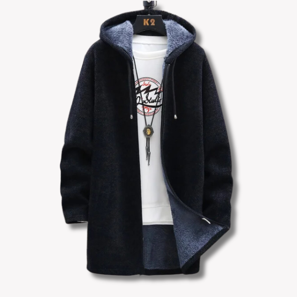 Variant image for Herren-Hoodie, mit Reißverschluss, wärmend, Polyester-Baumwoll-Mix-10