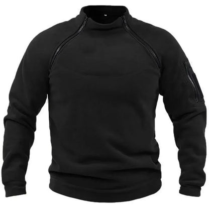Langärmeliger Herren-Pullover, winddicht, bequem, atmungsaktiv, strapazierfähig-2