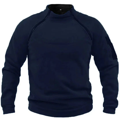 Langärmeliger Herren-Pullover, winddicht, bequem, atmungsaktiv, strapazierfähig-4