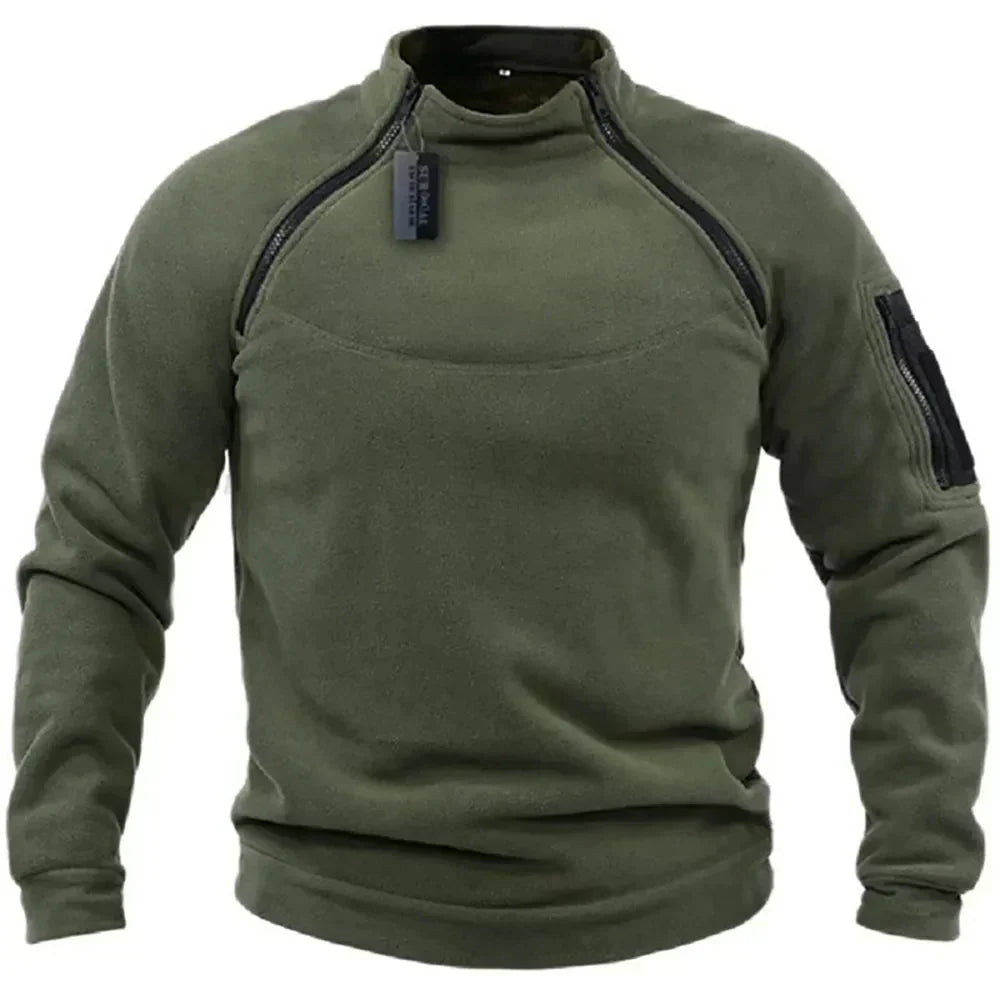 Langärmeliger Herren-Pullover, winddicht, bequem, atmungsaktiv, strapazierfähig-1