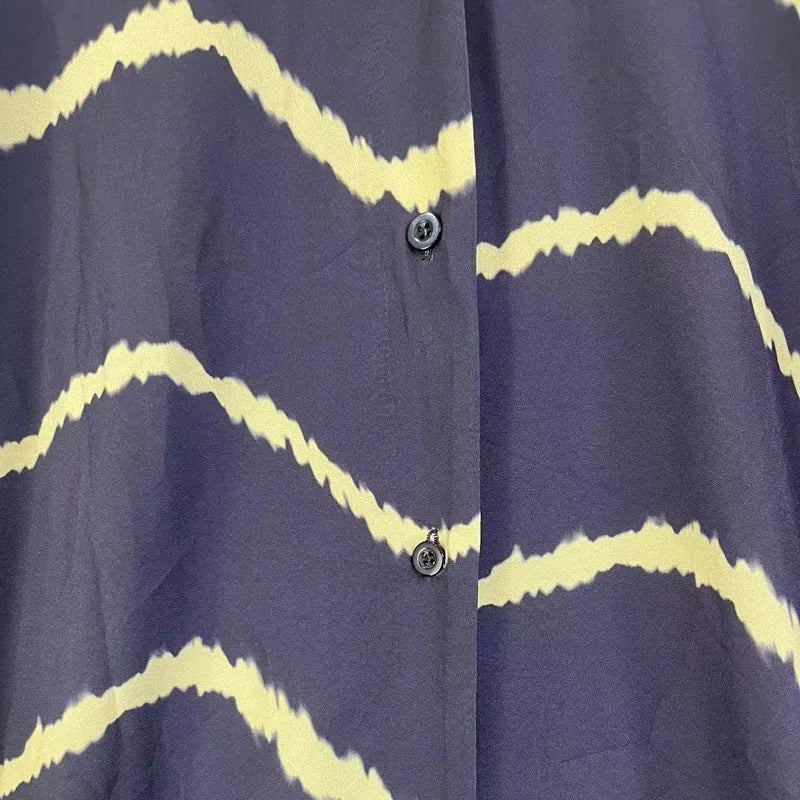 Langärmeliges Kleid Boho Locker Passform Polyester für Frauen-5