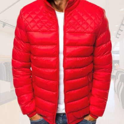 Variant image for Herren-Winterpufferjacke, klassisches Design, Polyester-19