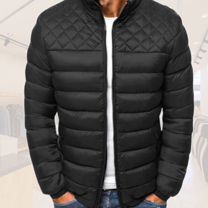 Variant image for Herren-Winterpufferjacke, klassisches Design, Polyester-7